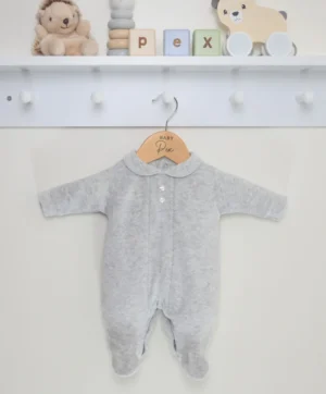 Pex Classic Sleepsuit Silver Grey