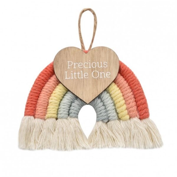 Petit Cheri Macrame Rainbow Hanger- Precious Little One