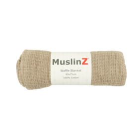 Muslinz Cotton Waffle Blanket – 90x75cm- White (copy)