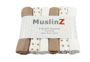 Muslinz 6 Pack Muslin Squares 70x70cm – Mixed (copy)