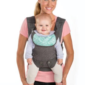 Infantino Flip Advanced 4-in-1 Convertible Baby Carrier Grey