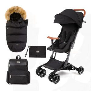 Bizzi Growin Onyx Compact Stroller Bundle