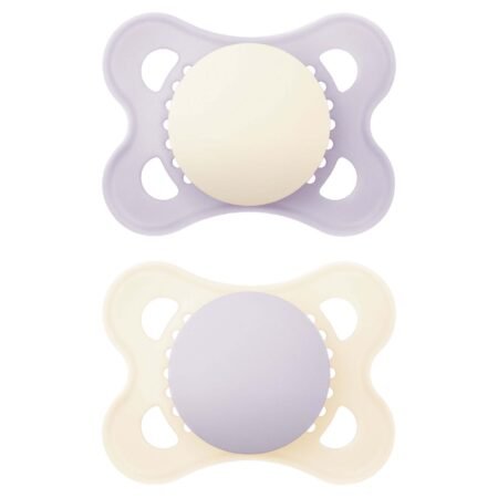 Mam Soother Original 2-6 Months Plain Pink X2 New