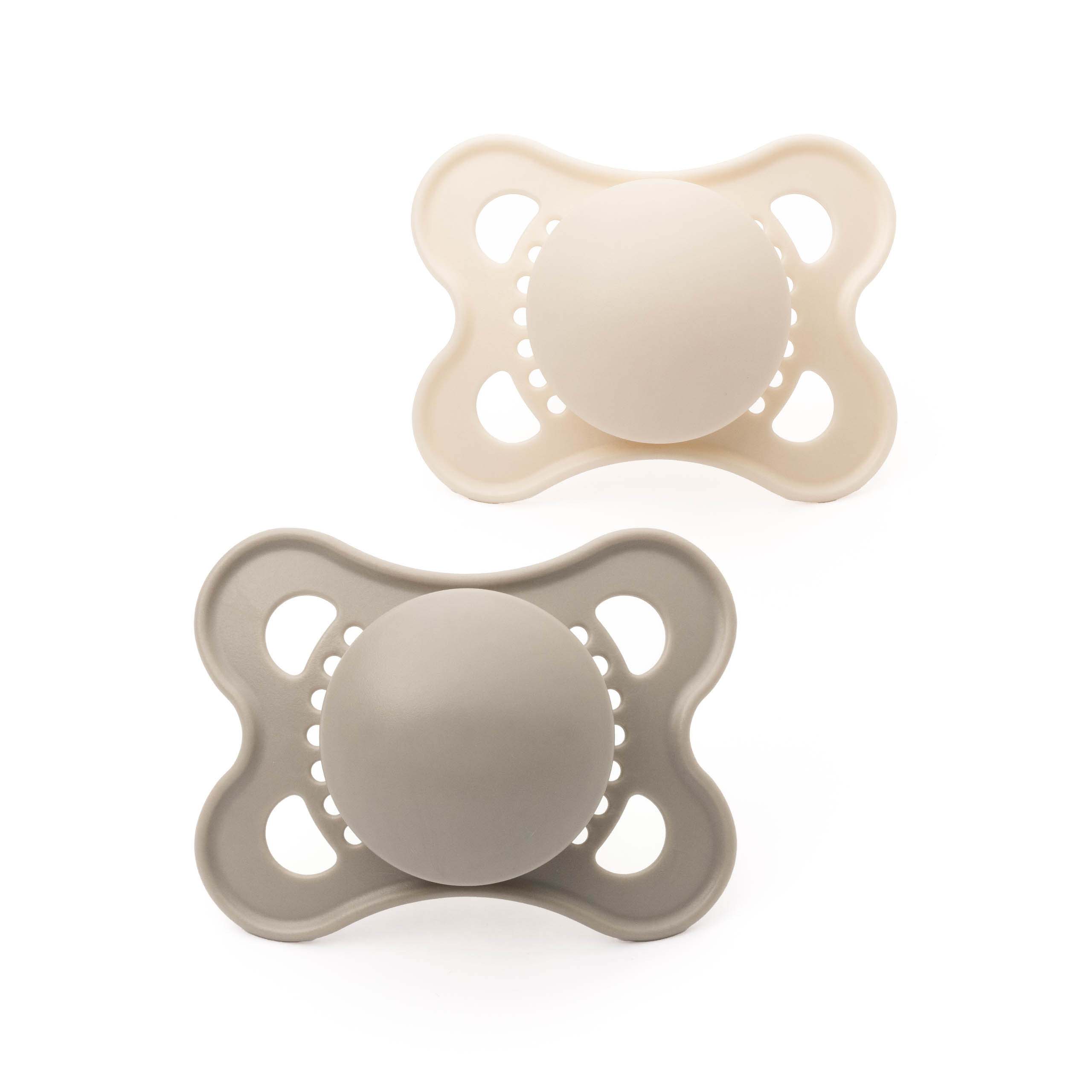 Mam Soother Original 2-6 Months Plain Unisex X2-New Mam Soother Original 2-6 Months Plain Unisex X2-New