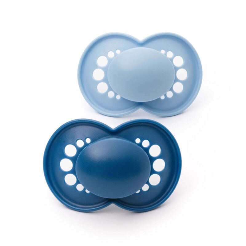 Mam Soother Original 6+ Months Plain Blue X2 New