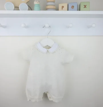 Pex Devon Cream Knitted Romper