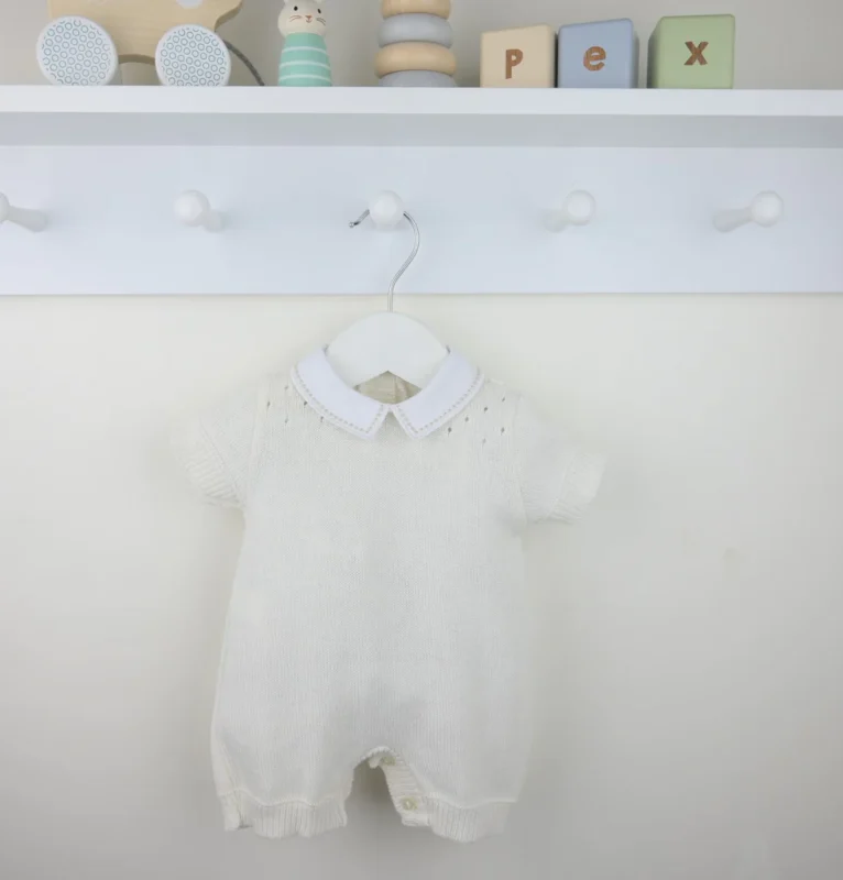Pex Devon Cream Knitted Romper