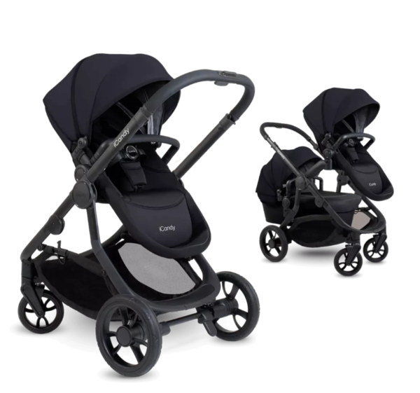 Icandy Orange 4 Pushchair Bundle - Jet Black Edition