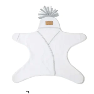 Star Fleece Baby Wrap Blanket- 0-6m- Cream (copy)