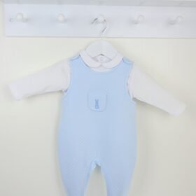 Pex Bunny Dungaree Set- Blue