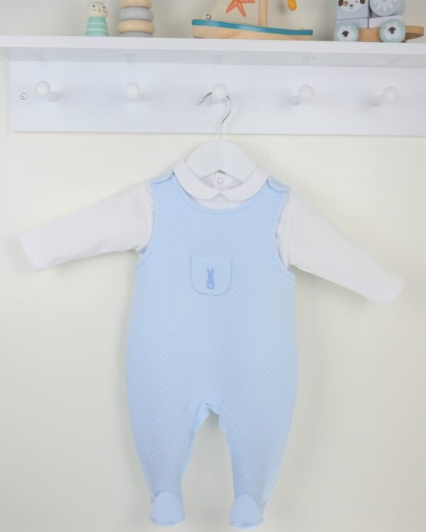 Pex Bunny Dungaree Set- Blue