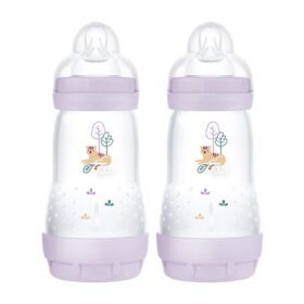 Mam Easy Start Anti Colic Bottle Purple 260ml 2pk