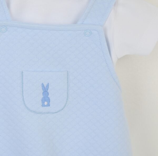 Pex Bunny Dungaree Set- Blue