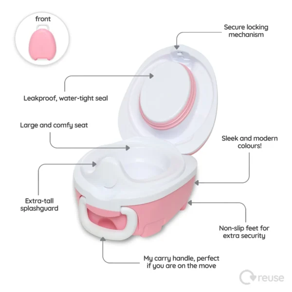 My Carry Potty® Pink Pastel