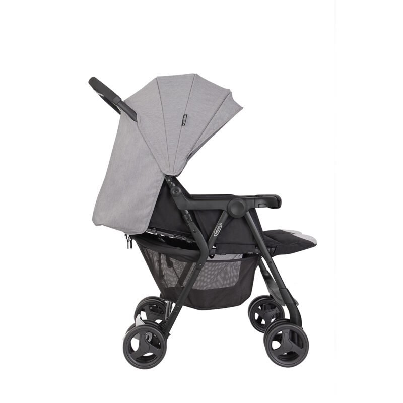Graco Duorider™ Lightweight Double Pushchair From Birth To Approx. 3 Years (max. 15kg) Steeple Grey
