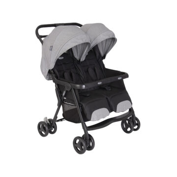 Graco Duoriderâ„¢ Lightweight Double Pushchair From Birth To Approx. 3 Years (max. 15kg) Steeple Grey