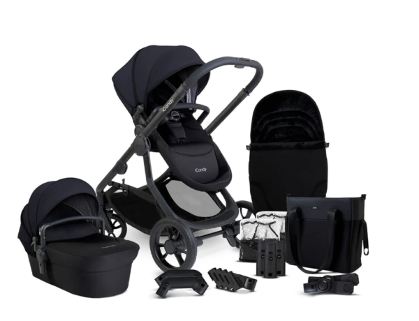 Icandy Orange 4 Pushchair Bundle - Jet Black Edition