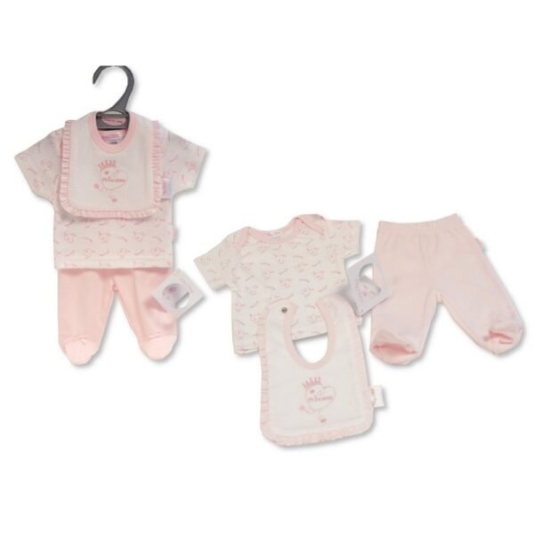 Premature Baby Girls 3pc Set