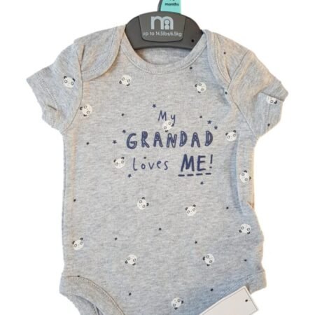 ‘grandad Loves Me’ Bodysuit Vest