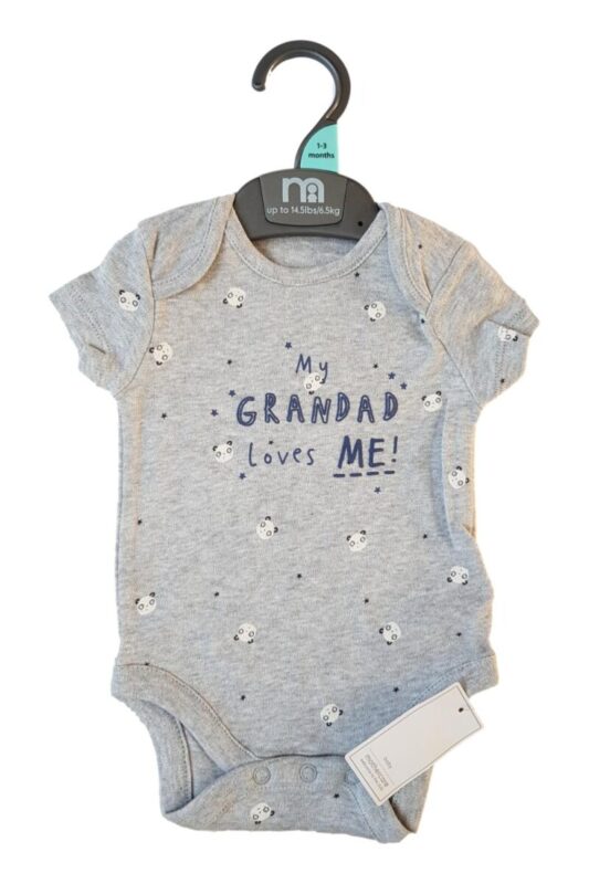 ‘grandad Loves Me’ Bodysuit Vest