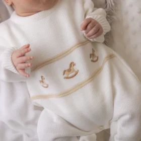 Rocking Horse Knitted Onesie (copy)