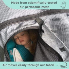 Snoozeshade Plus Deluxe (6-9 Mths Up) Universal-fit Buggy & Pushchair Sun Shade & Baby Sleep Aid | Blocks Up To 97.5% Of Uv (copy)