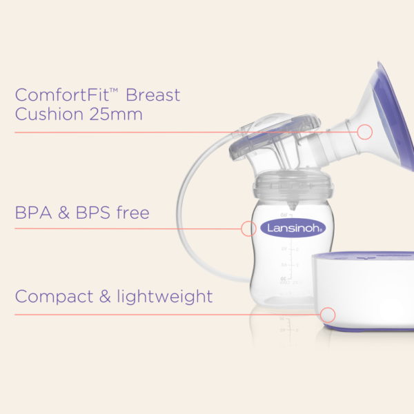 Lansinoh Compact Single Electric Breast Pump