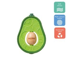 Nuby Avocado Silicone Teether