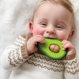 Nuby Avocado Silicone Teether