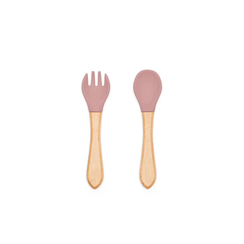 Ickle Bubba 6 Piece Silicone Feeding Set- Pink