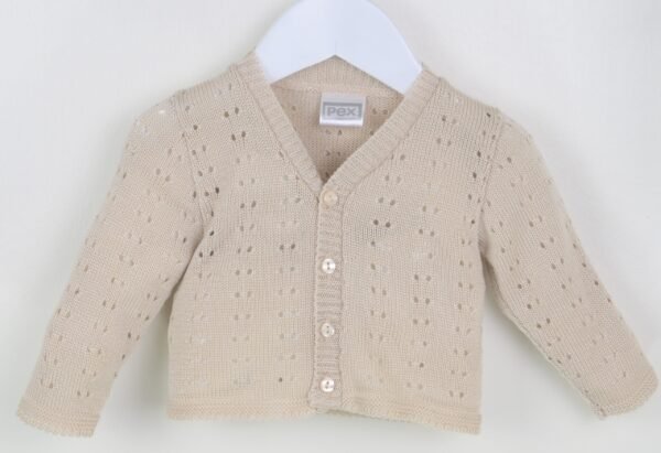 Pex Teddy Cardigan- Natural