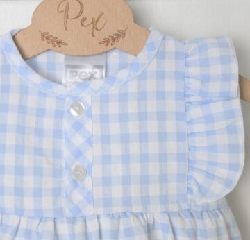 Pex Gingham Frill Romper
