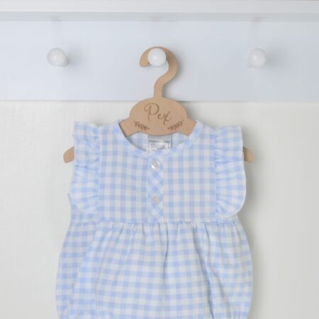 Pex Gingham Frill Romper