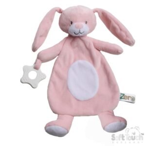 Pink Bunny Comforter Teether