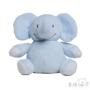15cm Blue Eco Elephant Soft Toy