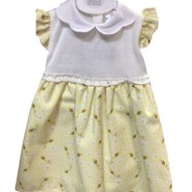 Pex White/lemon Bee Dress