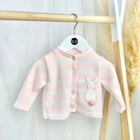 Pex Bunny Cardigan- White/pink (copy)