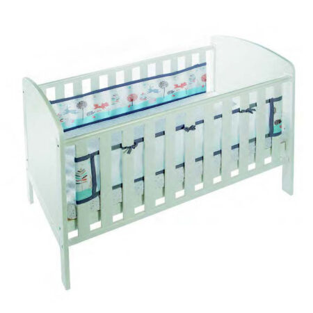 Breathable Baby Mesh Cot/cot Bed Liner Two Sided - Botanical (copy)