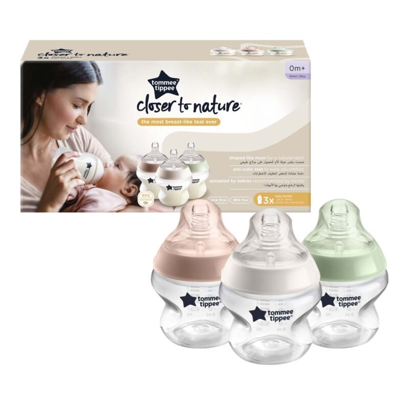 Tommee Tippee 3pk Anti Colic Bottles 150ml (copy)
