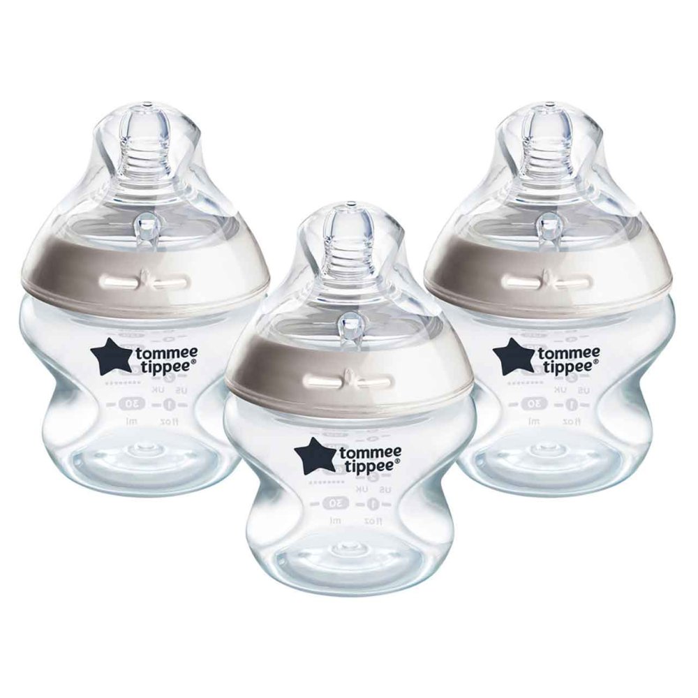 Tommee Tippee 3pk Self Sterilising Bottles- White 150ml Tommee Tippee 3pk Self Sterilising Bottles- White 150ml