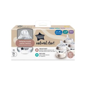 Tommee Tippee 3pk Self Sterilising Bottles- White 150ml