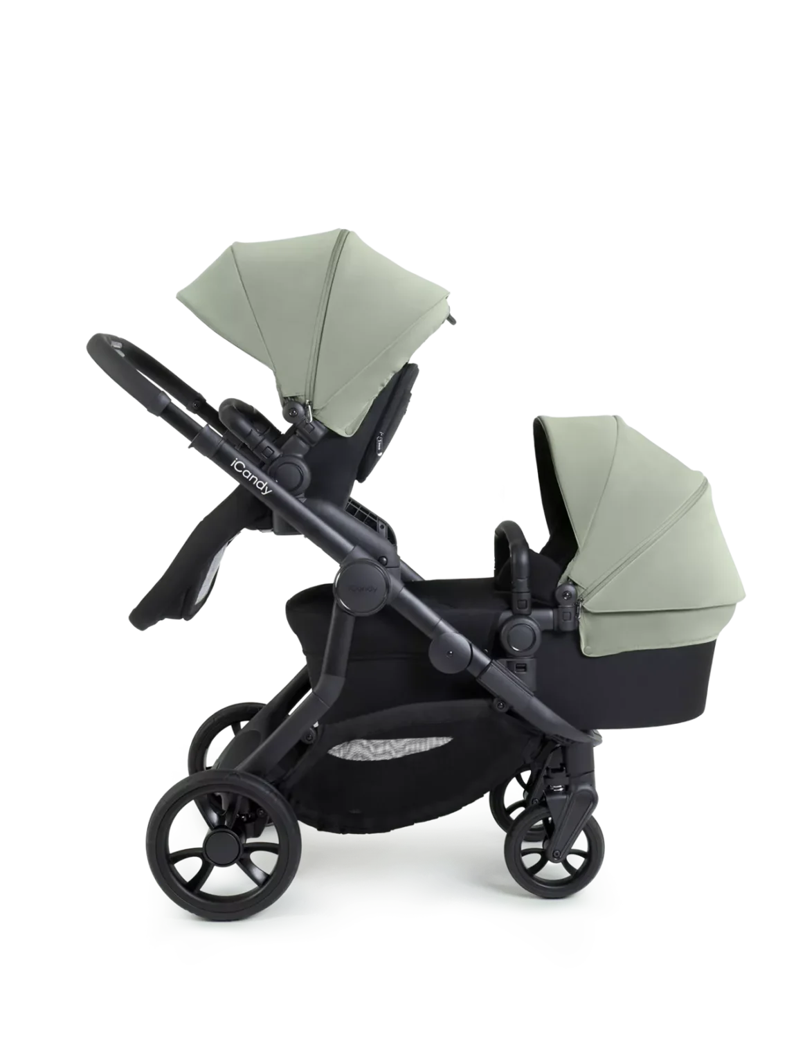 Icandy Orange 4 Pushchair Bundle - Jet, Pistachio