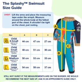 Splashy Swimsuit With E-flex- Maui Blue (copy)