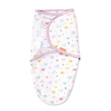 Swaddleme Original Swaddle Elephants & Rainbows