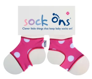 Sock Ons- Pink Spot