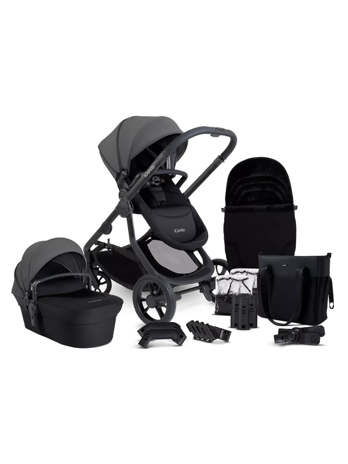 Icandy Orange 4 Pushchair Bundle - Jet, Rose (copy)