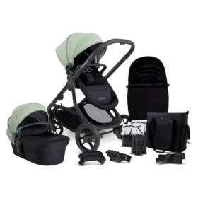 Icandy Orange 4 Pushchair Bundle - Jet, Pistachio