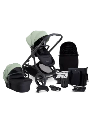 Icandy Orange 4 Pushchair Bundle - Jet, Pistachio