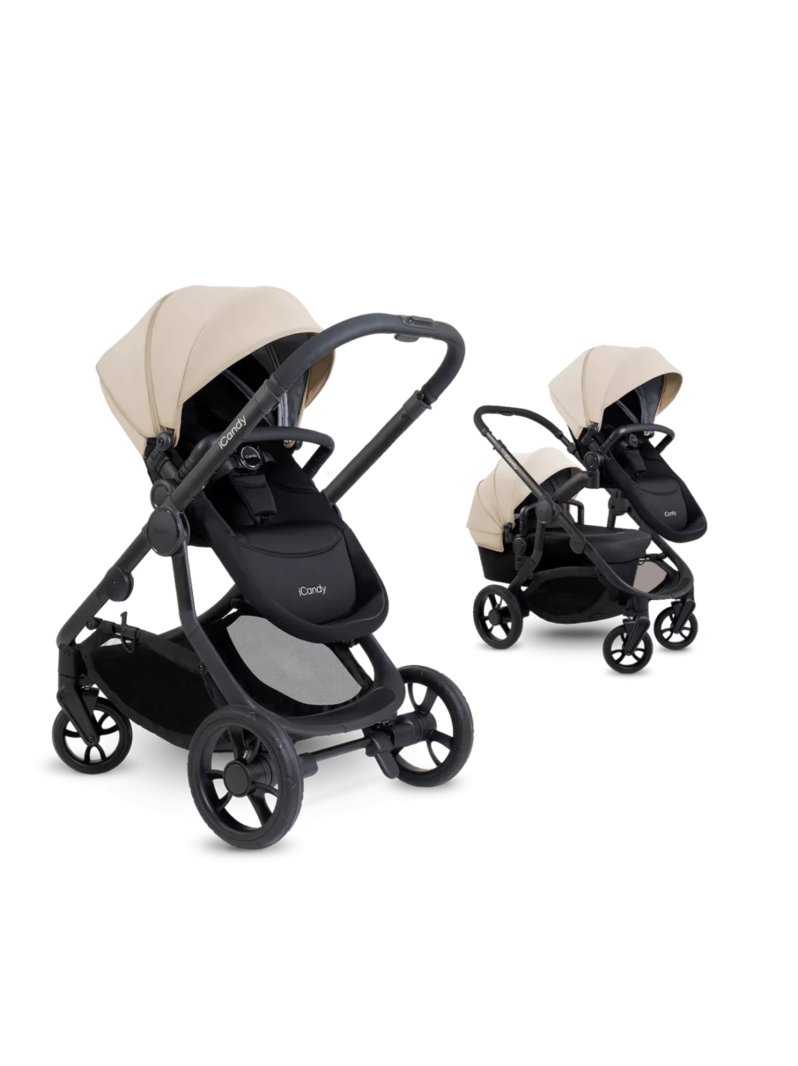 Icandy Orange 4 Pushchair Bundle - Jet, Latte