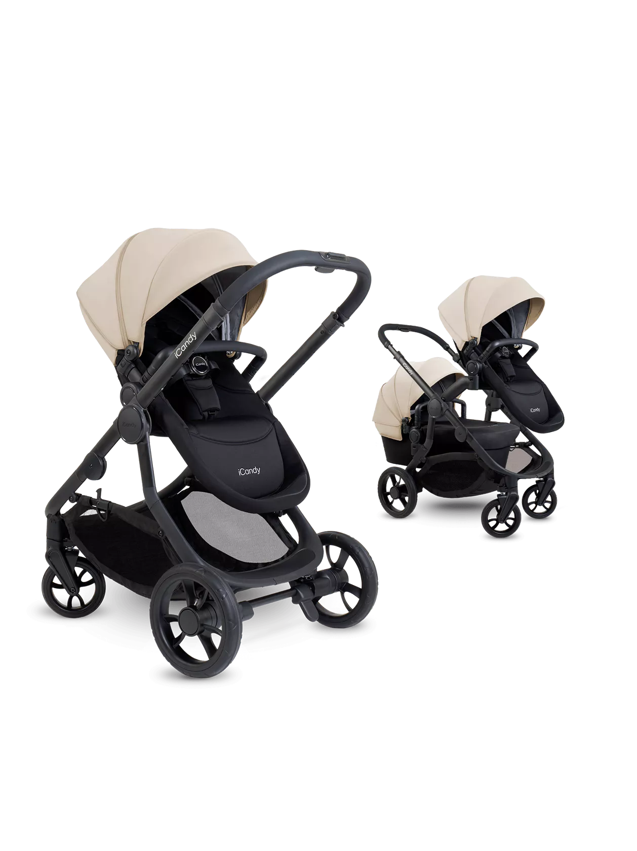 Icandy Orange 4 Pushchair Bundle - Jet, Latte Icandy Orange 4 Pushchair Bundle - Jet, Latte